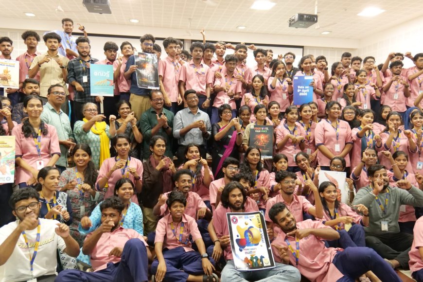 *വോട്ടേഴ്സ് ബോധവത്ക്കരണ പരിപാടി സംഘടിപ്പിച്ചു*
